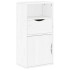 Mueble auxiliar con cajón ODDA blanco 40x24x79 cm madera