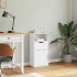 Mueble auxiliar con cajón ODDA blanco 40x24x79 cm madera
