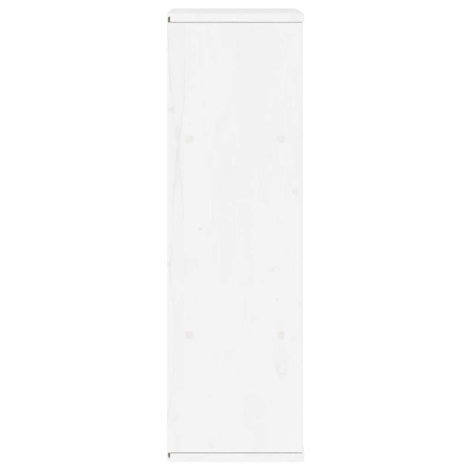 Mueble auxiliar con cajón ODDA blanco 40x24x79 cm madera