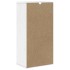 Mueble auxiliar con cajón ODDA blanco 40x24x79 cm madera