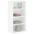 Mueble auxiliar ODDA blanco 40x24x79 cm madera maciza de
