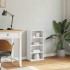 Mueble auxiliar ODDA blanco 40x24x79 cm madera maciza de
