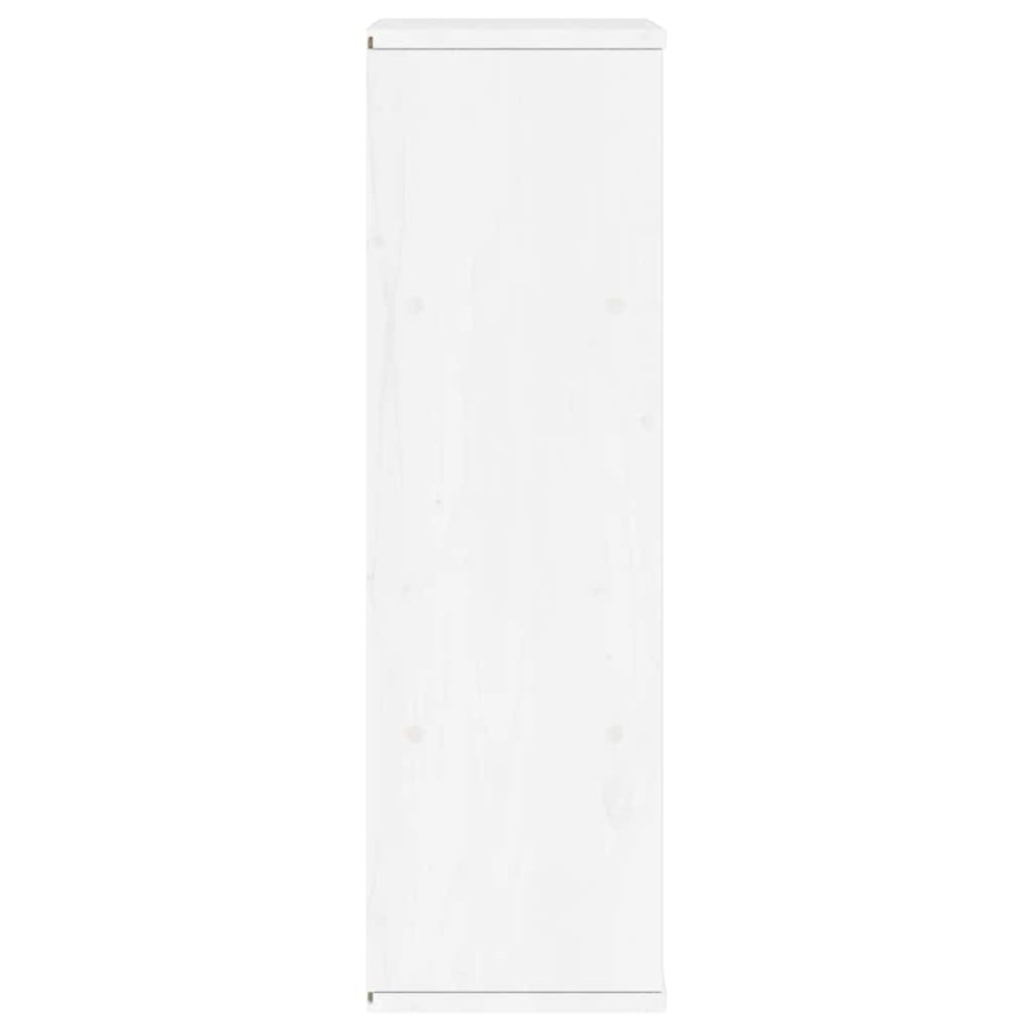 Mueble auxiliar ODDA blanco 40x24x79 cm madera maciza de