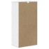 Mueble auxiliar ODDA blanco 40x24x79 cm madera maciza de