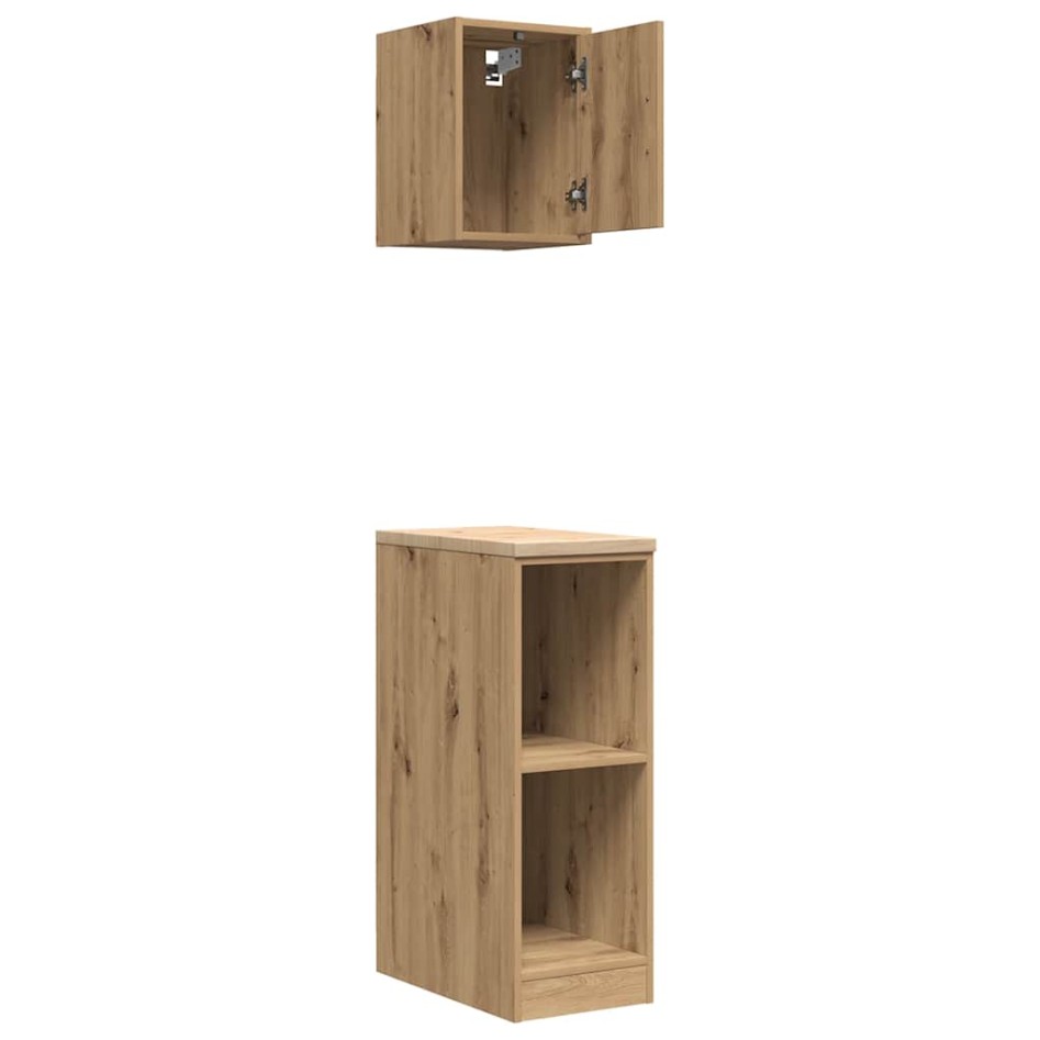 Armarios 2 uds para garaje madera ingeniería artesanal