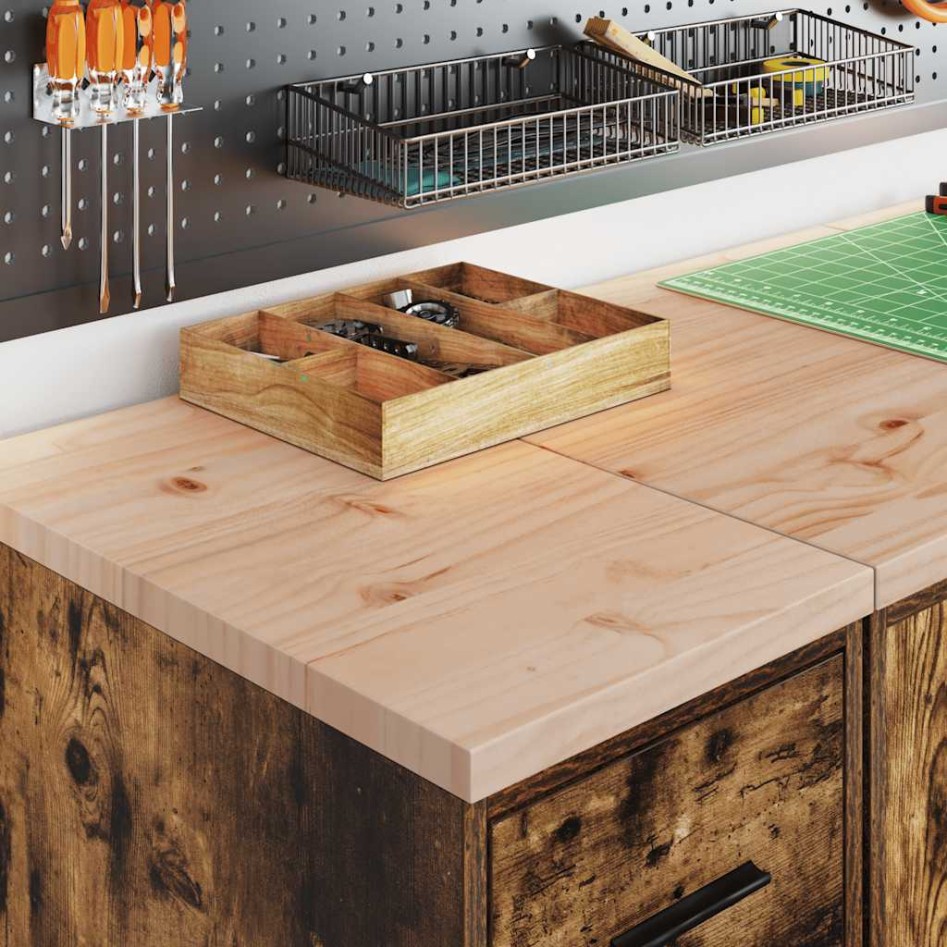 Armarios 2 uds para garaje madera ingeniería roble