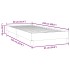 Cama box spring sin colchón verde oscuro terciopelo 90x220