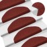 Alfombrilla autoadhesiva escalera 30 uds rojo 65x21x4
