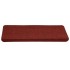 Alfombrilla autoadhesiva escalera 30 uds rojo 65x24,5x3,5