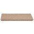 Alfombrilla autoadhesiva escalera 30 uds beige 65x24,5x3,5