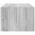 Mueble de TV con luces LED sonoma gris 100X35,5x25