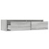 Mueble de TV con luces LED sonoma gris 100X35,5x25