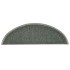 Alfombrilla escalera 30 uds verde oscuro 56x17x3