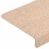 Alfombrilla autoadhesiva escalera 20 uds crema 65x21x4