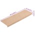 Alfombrilla autoadhesiva escalera 20 uds crema 65x21x4