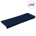 Alfombrilla autoadhesiva escalera 30 uds azul marino 65x21x4
