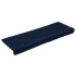 Alfombrilla autoadhesiva escalera 30 uds azul marino 65x21x4