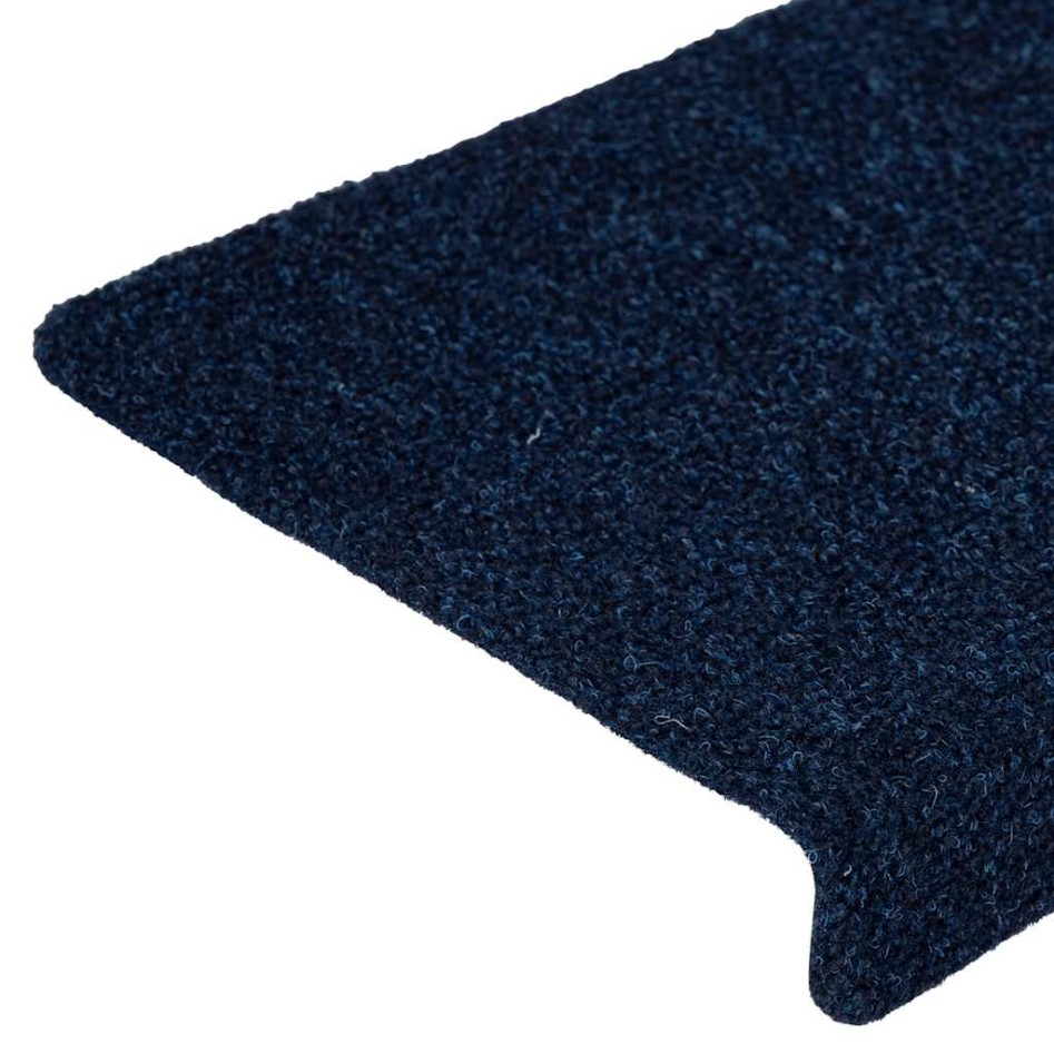 Alfombrilla autoadhesiva escalera 30 uds azul marino 65x21x4