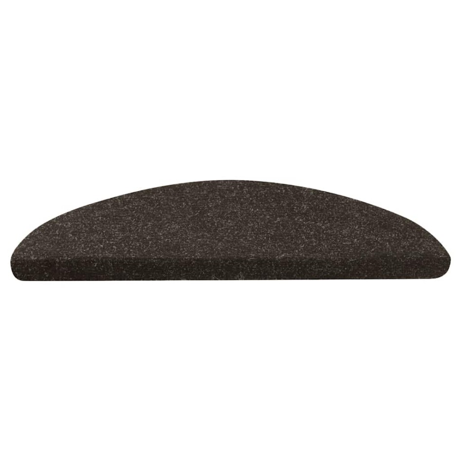 Alfombrilla autoadhesiva escalera 30 uds antracita 56x17x3