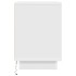 Mesillas de noche con luces LED 2 uds blanco 38x34x50