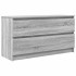 Mueble de TV madera contrachapada gris Sonoma 100x35x54