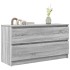 Mueble de TV madera contrachapada gris Sonoma 100x35x54