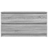 Mueble de TV madera contrachapada gris Sonoma 100x35x54
