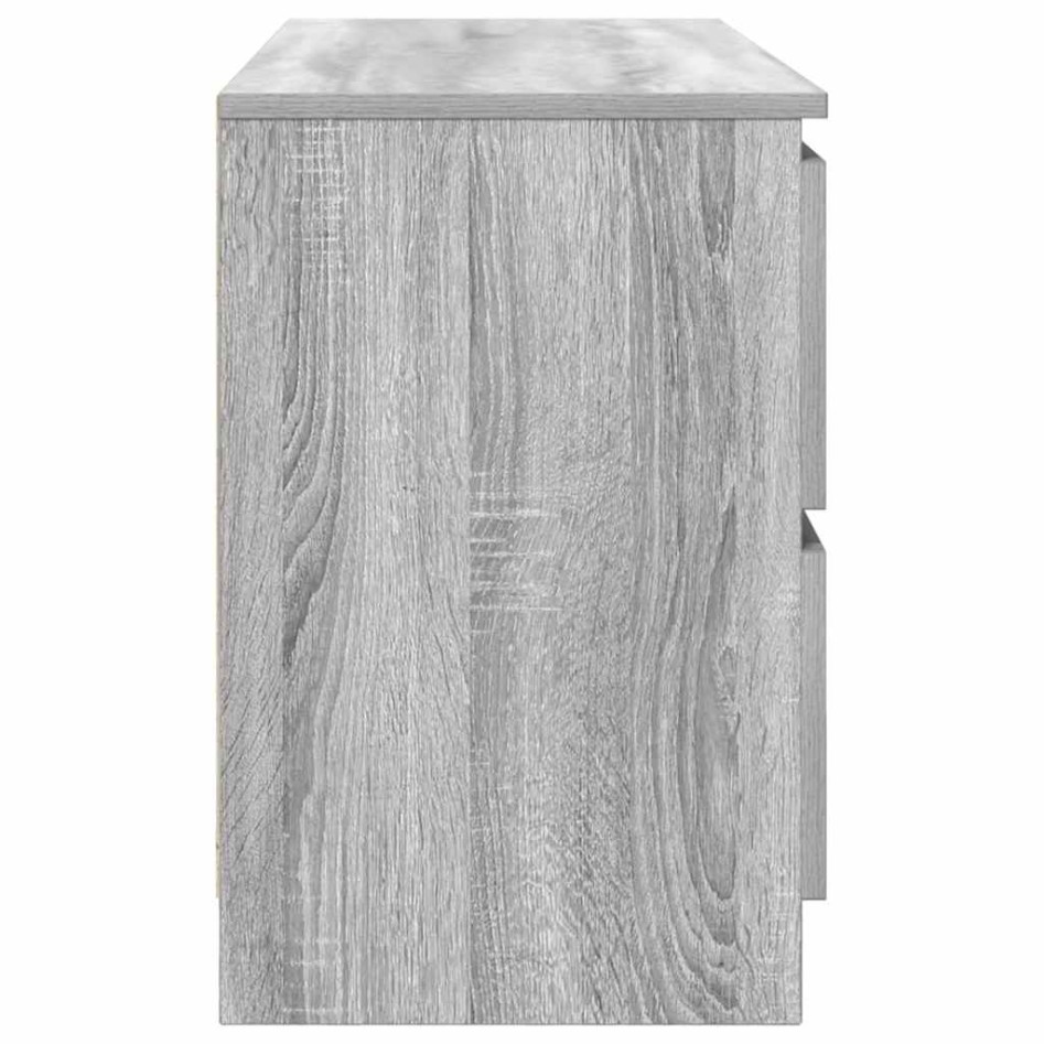 Mueble de TV madera contrachapada gris Sonoma 100x35x54