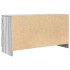 Mueble de TV madera contrachapada gris Sonoma 100x35x54