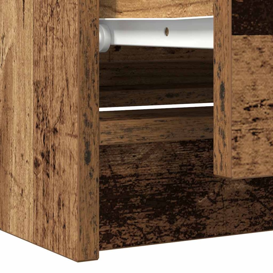 Mueble de TV de madera antigua 100x35x54 cm Madera