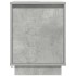 Mesitas de noche con luces LED 2 uds gris hormigón 38x34x50