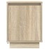 Mesillas de noche con luces LED 2 uds roble sonoma 38x34x50
