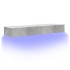 Mueble de TV con luces LED 2 uds gris hormigón 60x35x15,5