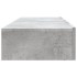 Mueble de TV con luces LED 2 uds gris hormigón 60x35x15,5