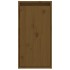 Muebles para TV 2 piezas madera maciza de pino marrón