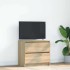 Mueble para TV madera contrachapada roble ahumado 60x35x54