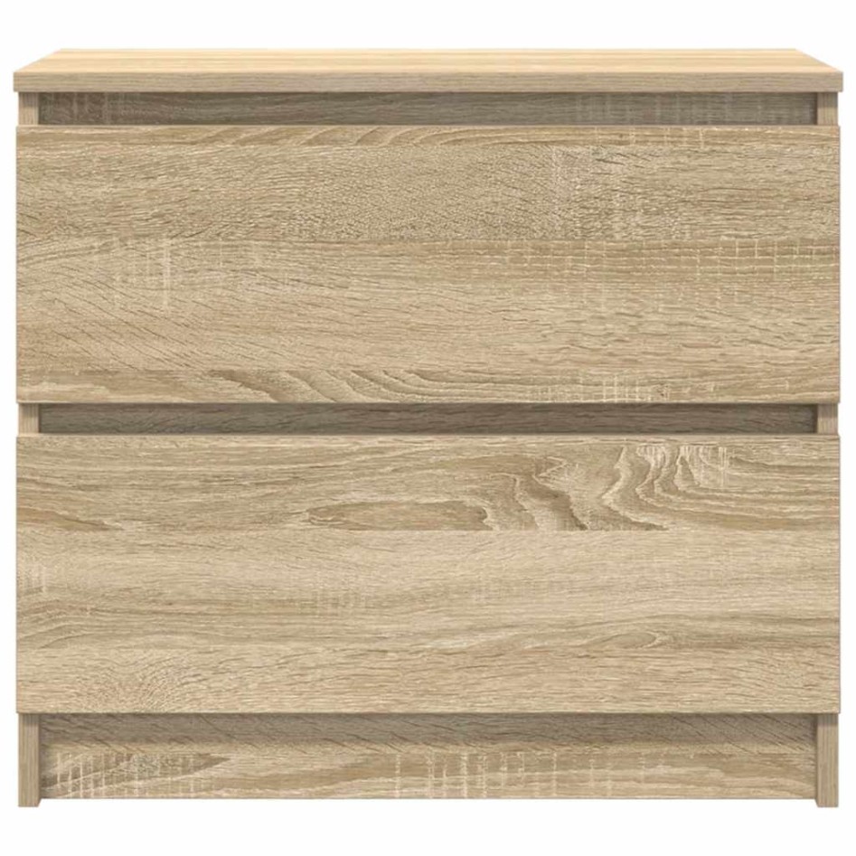 Mueble para TV madera contrachapada roble ahumado 60x35x54