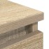 Mueble para TV madera contrachapada roble ahumado 60x35x54