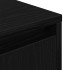 Mesilla de noche con luces LED negro38x34x65