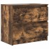 Mueble de TV madera de ingeniería roble ahumado 60x35x54