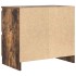 Mueble de TV madera de ingeniería roble ahumado 60x35x54