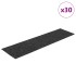 Alfombrillas escaleras autoadhesivas 30uds antracita 76x20
