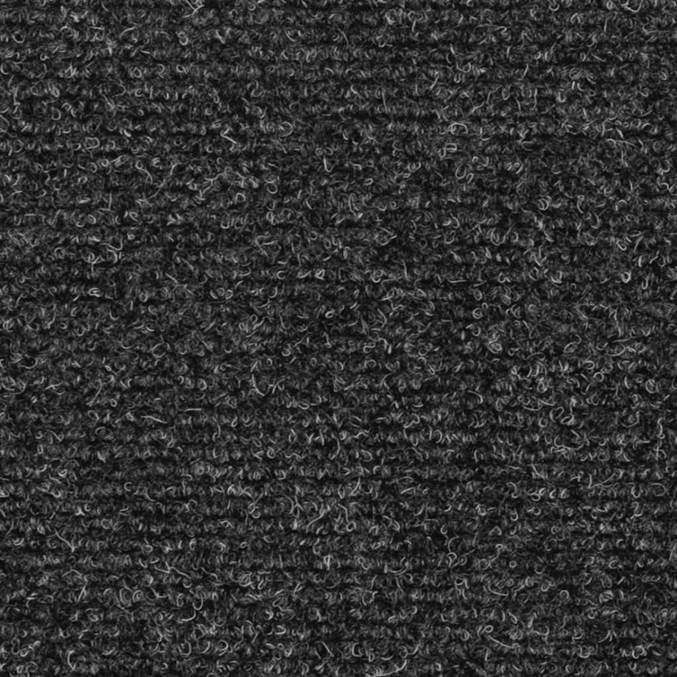 Alfombrillas escaleras autoadhesivas 30uds antracita 76x20