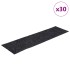 Alfombrillas escaleras autoadhesivas 30uds gris 76x20
