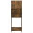 Armario de lavadora color roble ahumado 64x25,5x190