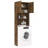 Armario de lavadora color roble ahumado 64x25,5x190