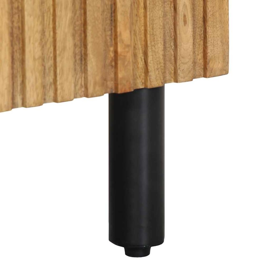 Aparador marrón 40x33x75 cm madera maciza