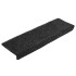 Alfombrilla autoadhesiva escalera 20 uds negro 65x21x4