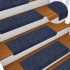 Alfombrilla autoadhesiva escalera 20 uds antracita 65x21x4