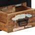 Mesilla de noche multicolor 40x35x40 cm madera maciza